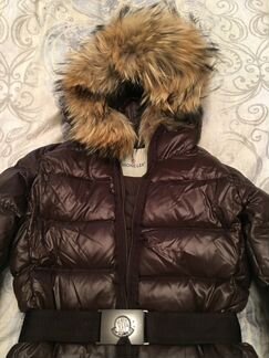 Длинный женский пуховик Moncler