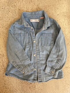 Брюки чинос и рубашка Zara размер 92