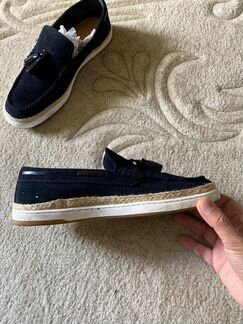 Moкасины Zara Замша 100 натур, кожа натур. 42-43 р