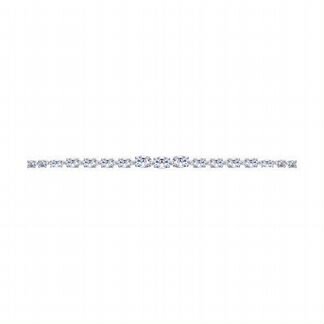 Браслет из серебра с фианитами