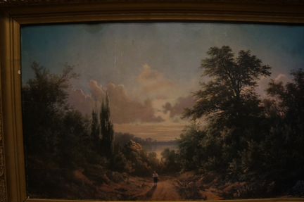 Картина-репродукция художественная в раме СССР