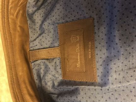 Massimo dutty. Кожаная куртка XXL