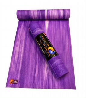 Коврик для йоги Ганг (1.6 кг, 183 см, 6 мм, фиолетовый, 60 см)