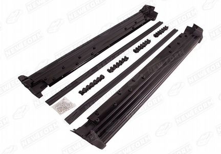 Пороги черные Мерседес Гелендваген 464