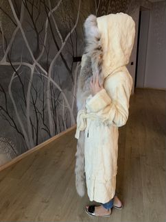 Шуба норковая длинная