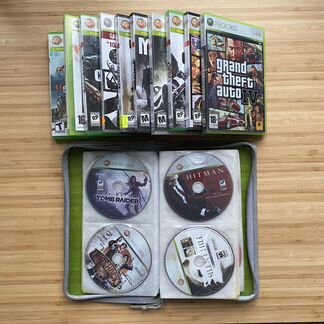 Xbox 360 S чипованная 2 джойстика 50 игр на дисках
