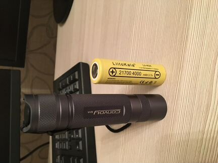 Фонарь Convoy S21A SST40 + аккумулятор