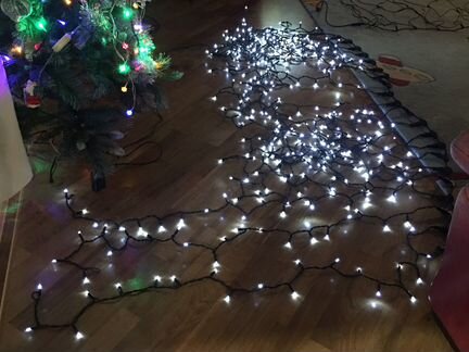 Гирлянда уличная / занавес 2 на 2 метра
