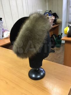Шапка боярка новая с соболем и стриженой норкой