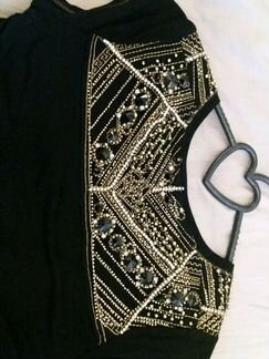 Футболка со стразами