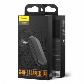 Уникальный зарядный аудио адаптер Baseus L49