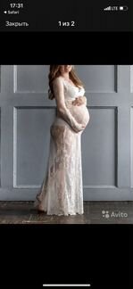 Платье для фотосессии подойдёт беременным