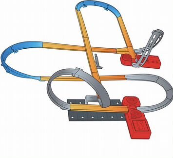 Игрушка Дорога трек mattel HOT wheels супер набор