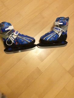 Коньки хоккейные детские для мальчика раздвижные р