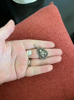 Серебряный кулон Будда