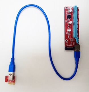 Рейзер для ферм SATA molex