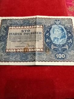 Банкнота 100 польских марек, 1919