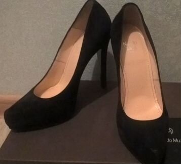 Новые замшевые туфли Nando Muzi 37 - 38