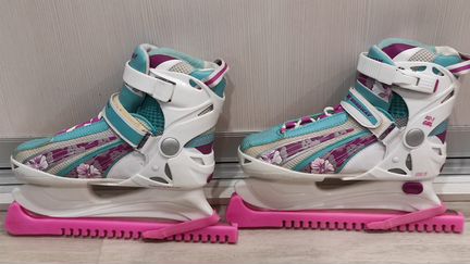 Коньки женские, р.34-38 (регулируемые)