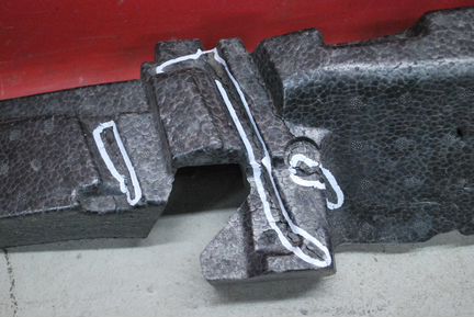 Абсорбер бампера переднего Ауди Q5