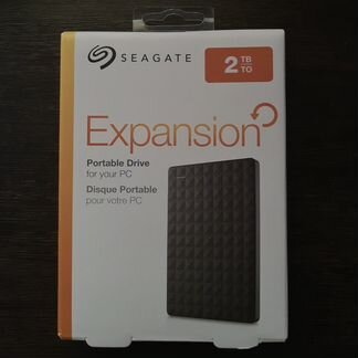 2 тб Внешний жесткий диск Seagate Expansion,черный