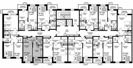 1-к квартира, 34.4 м², 17/17 эт.