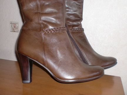 Новые зимние кожаные сапоги dumond 38 р-р