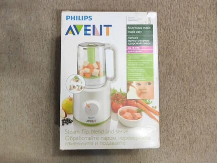 Блендер пароварка philips avent