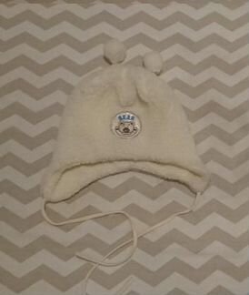 Новая детская меховая шапка на зиму