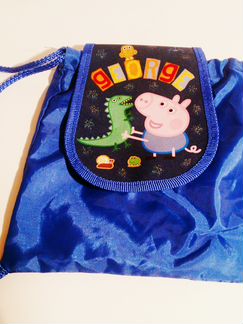 Овечка сумочка или рюкзак-мешок из Пеппы с Джордже