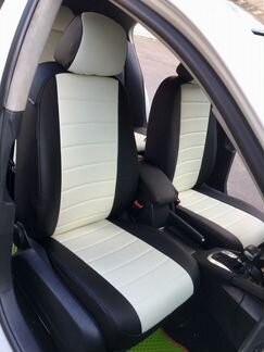 Модельные чехлы Фольксваген Джетта 6 из экокожи