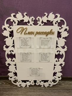 План рассадки