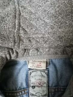 Детская джинсовка Zara на мальчика рост 104 см