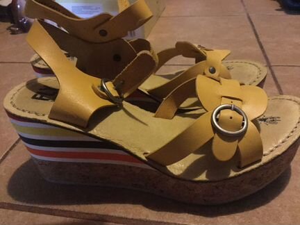 Босоножки размер 39 Fly London нат кожа новые