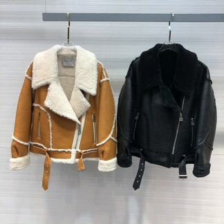 Дубленка кожаная Balenciaga