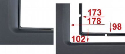 Переходная Рамка Hyundai Sonata NF 2009-10 7333