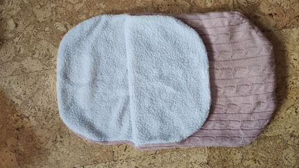 Вязаный конверт для новорожденного