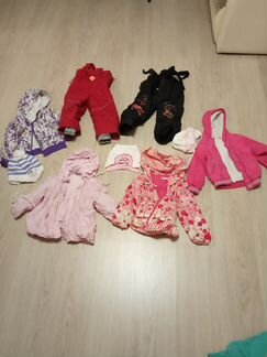 Продам пакетом ветровки, плащи и зим. комбезы