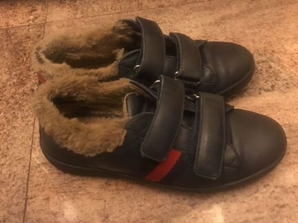 Кроссовки утеплённые Gucci (оригинал )