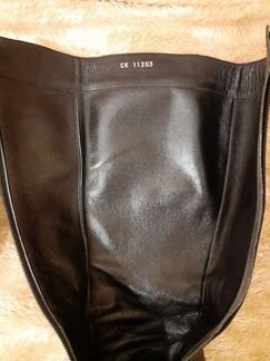 Сапоги кожа