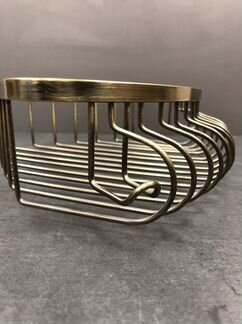 Латунные угловые полочки в цвете бронза