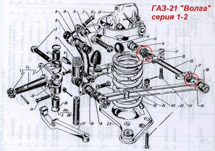 Кольцо защитное Волга газ 21