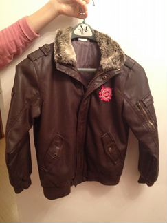 Куртка коричневая весна осень