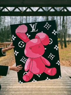 Картина заяц louis 60x80 акрил