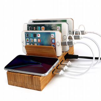 Зарядная станция из бамбука