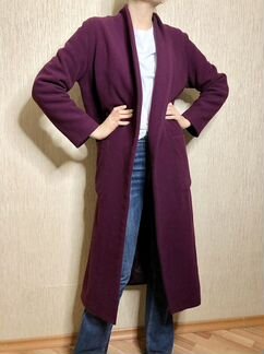 Длинное зимнее пальто утепленное женское