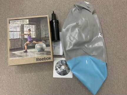 Утяжеленный гимнастический мяч reebok 55 см фитбол