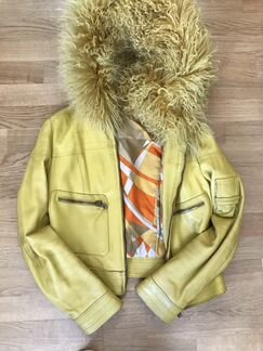 Куртка кожанная Италия