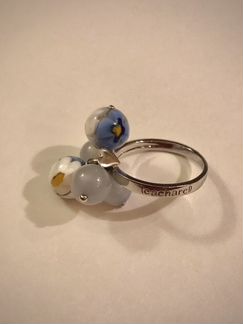 Кольцо золотое cacharel, Франция