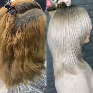 Любой виды,сложности,окрашивание волос